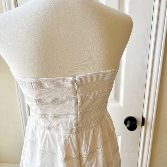 J. Crew Ivory Strapless Ginny Mini Dress - Picture 7 of 14